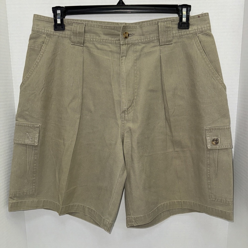 Duxbak Shorts Men's Size 36 Khaki Cargo Shorts